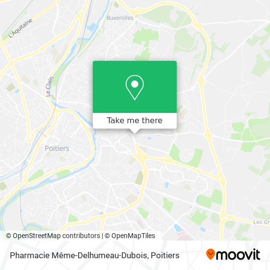 Mapa Pharmacie Même-Delhumeau-Dubois