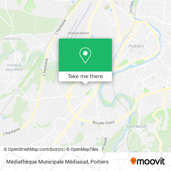 Médiathèque Municipale Médiasud map