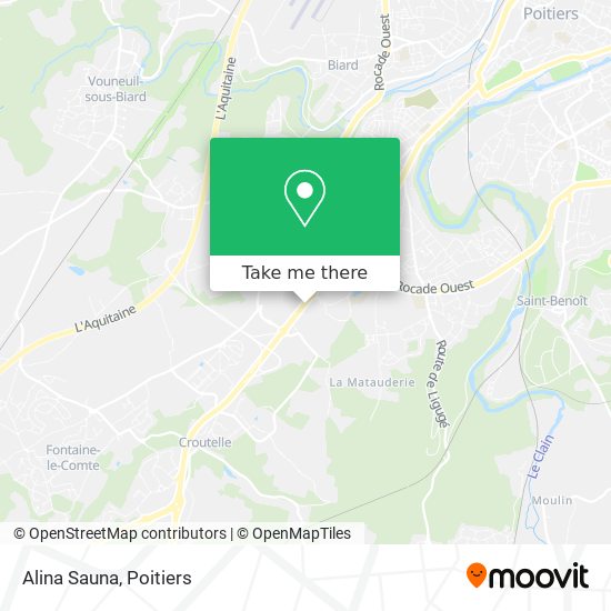 Mapa Alina Sauna