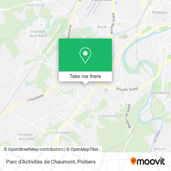 Parc d'Activités de Chaumont map