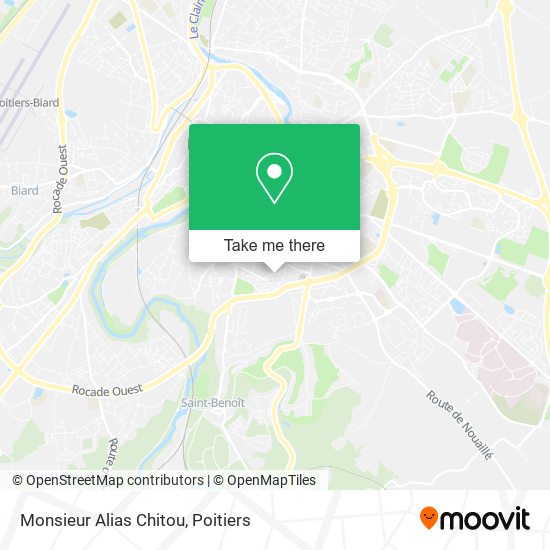 Monsieur Alias Chitou map