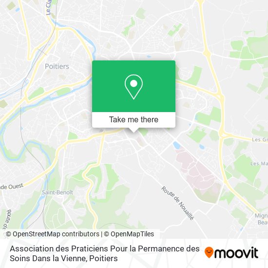 Association des Praticiens Pour la Permanence des Soins Dans la Vienne map