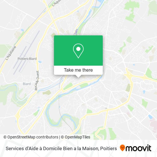 Mapa Services d'Aide à Domicile Bien a la Maison