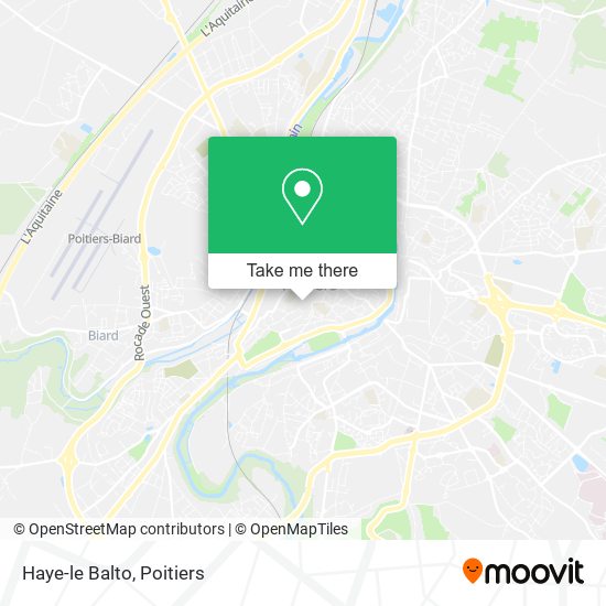 Mapa Haye-le Balto