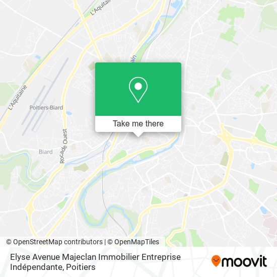 Mapa Elyse Avenue Majeclan Immobilier Entreprise Indépendante