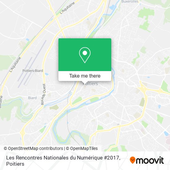 Les Rencontres Nationales du Numérique #2017 map