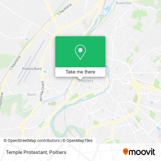 Mapa Temple Protestant