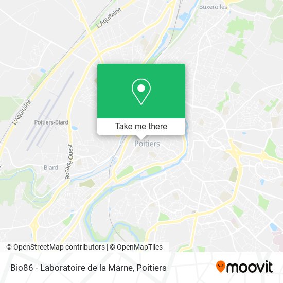 Bio86 - Laboratoire de la Marne map