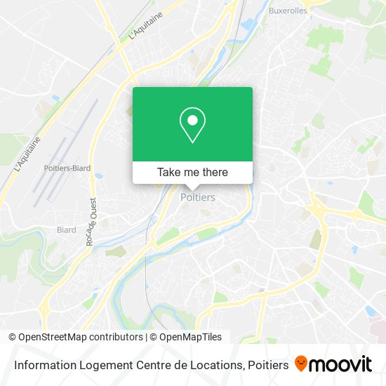 Mapa Information Logement Centre de Locations