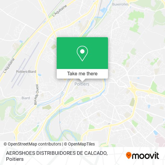 Mapa AEROSHOES DISTRIBUIDORES DE CALCADO