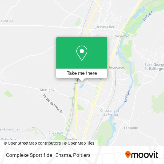 Complexe Sportif de l'Ensma map