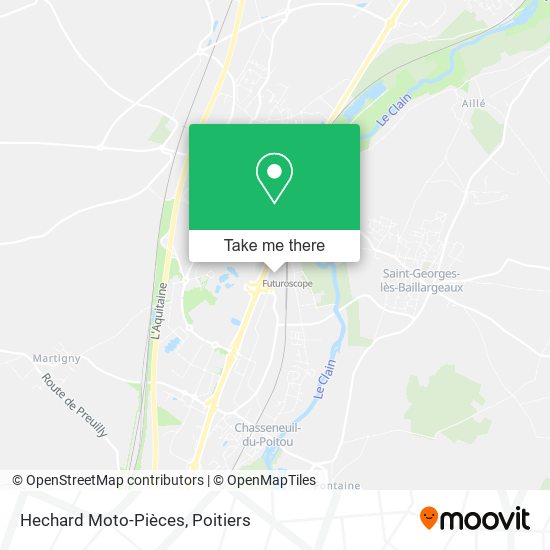 Mapa Hechard Moto-Pièces