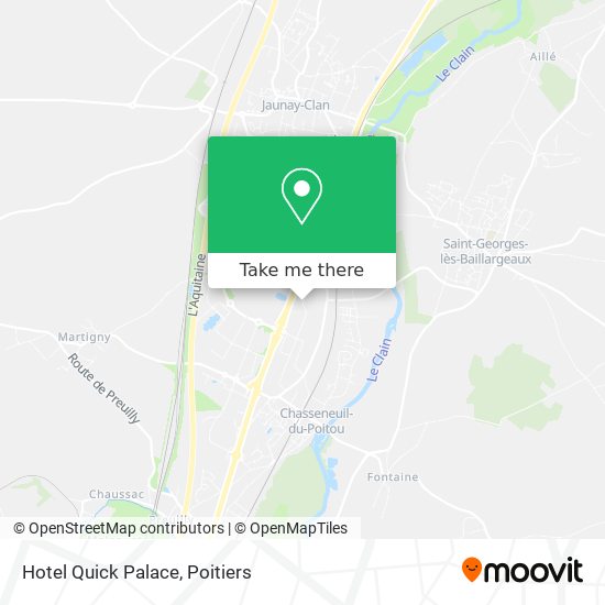 Hotel Quick Palace map