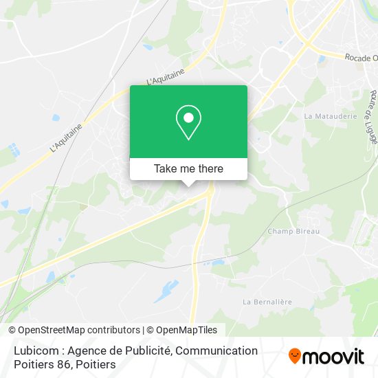 Lubicom : Agence de Publicité, Communication Poitiers 86 map