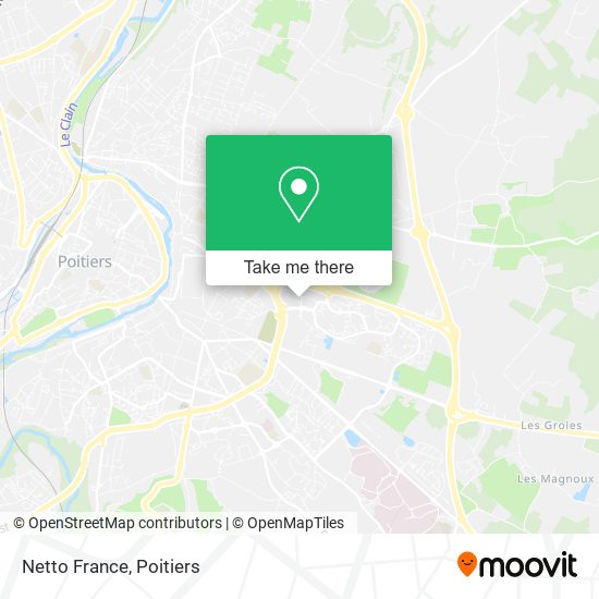 Mapa Netto France