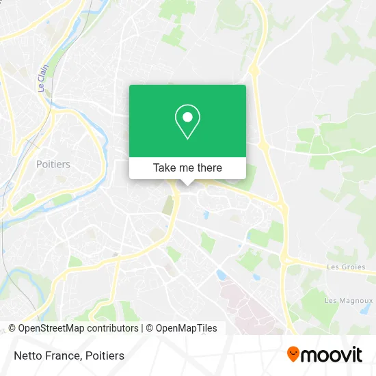 Netto France map