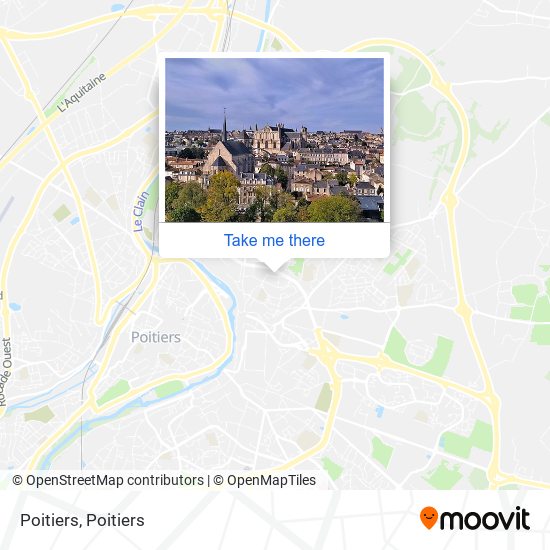 Poitiers map