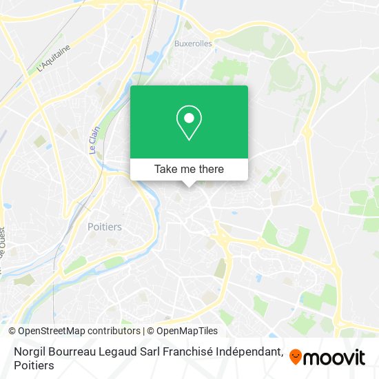 Norgil Bourreau Legaud Sarl Franchisé Indépendant map
