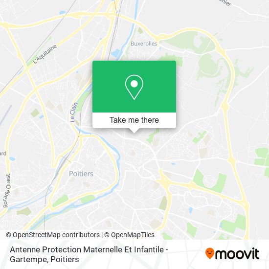 Mapa Antenne Protection Maternelle Et Infantile - Gartempe