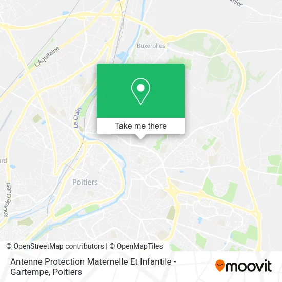 Antenne Protection Maternelle Et Infantile - Gartempe map
