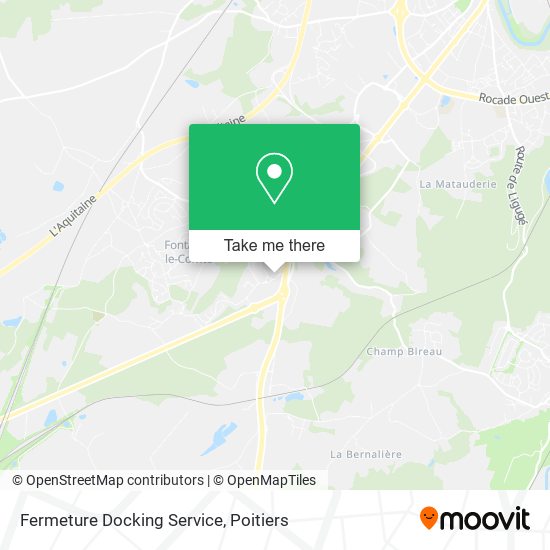 Mapa Fermeture Docking Service