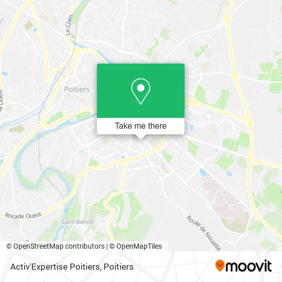 Activ'Expertise Poitiers map