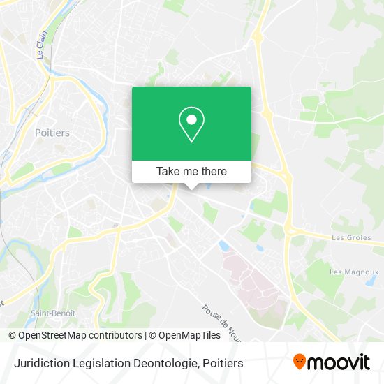 Juridiction Legislation Deontologie map