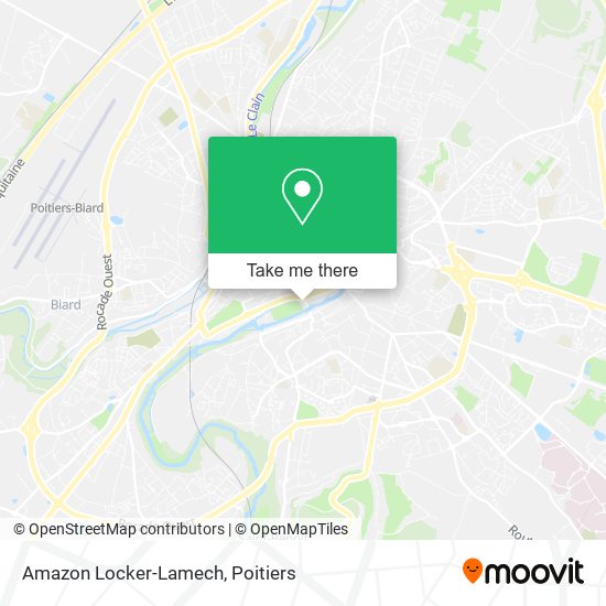 Mapa Amazon Locker-Lamech