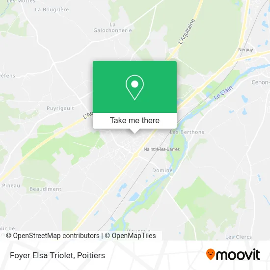 Foyer Elsa Triolet map