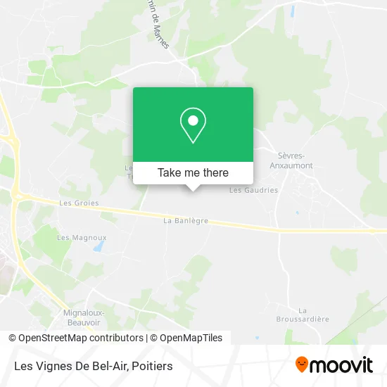 Les Vignes De Bel-Air map