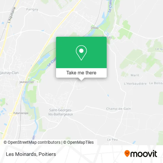 Les Moinards map