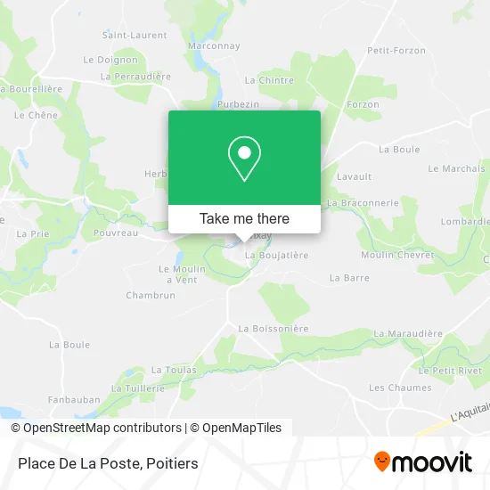Place De La Poste map