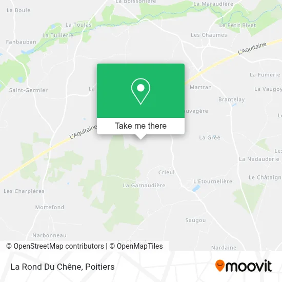 La Rond Du Chêne map