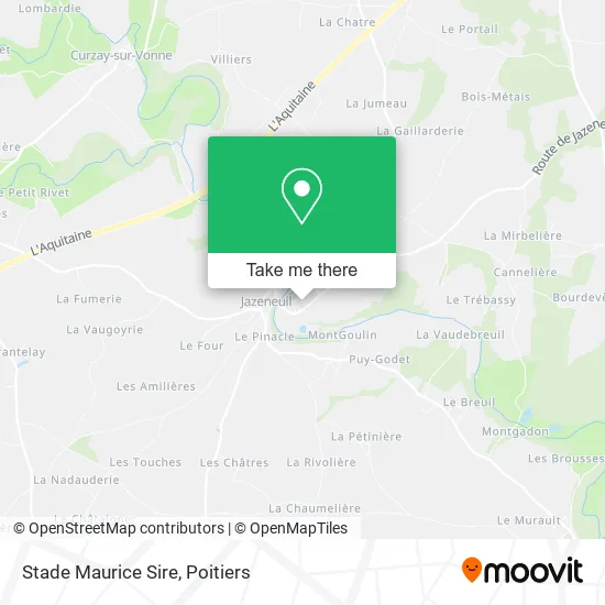 Stade Maurice Sire map