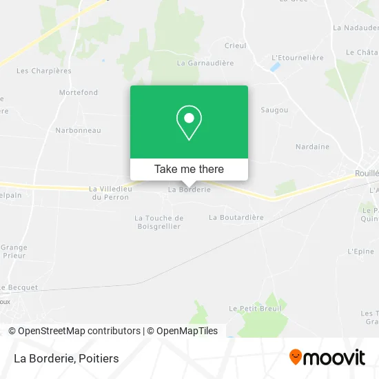 La Borderie map