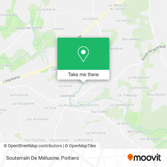 Souterrain De Mélusine map