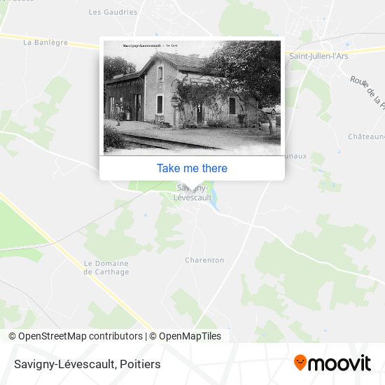 Savigny-Lévescault map