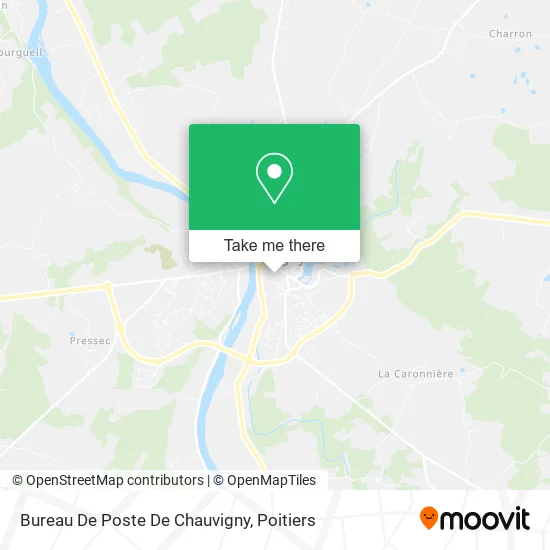 Bureau De Poste De Chauvigny map