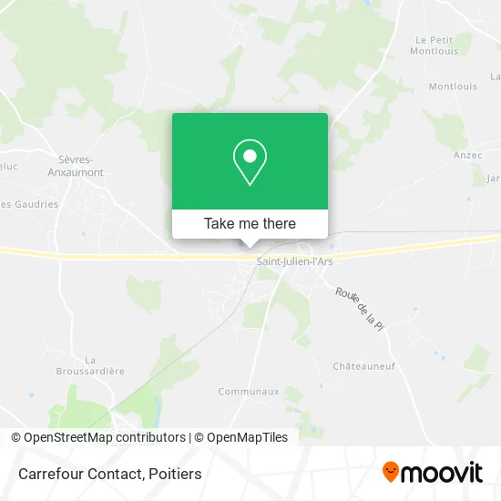 Carrefour Contact map