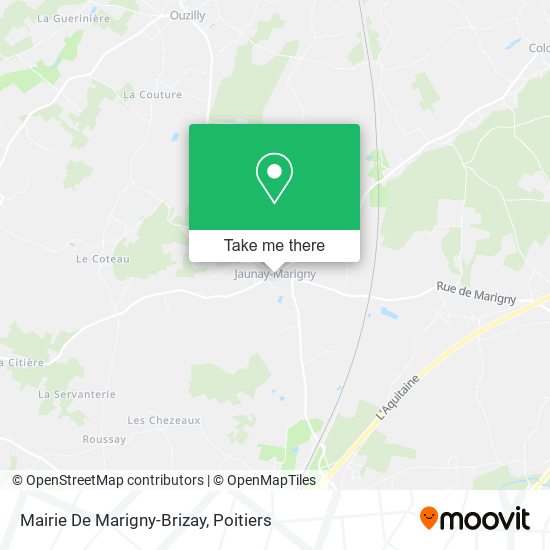 Mairie De Marigny-Brizay map