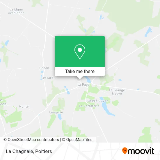 La Chagnaie map