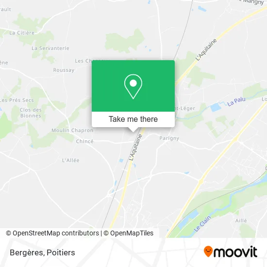 Bergères map