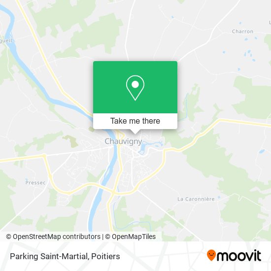 Parking Saint-Martial map