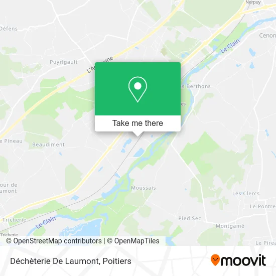 Déchèterie De Laumont map