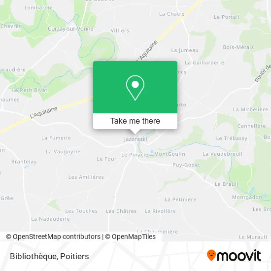 Bibliothèque map