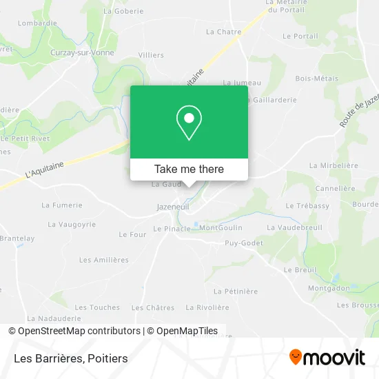 Les Barrières map