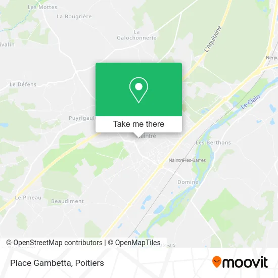 Place Gambetta map