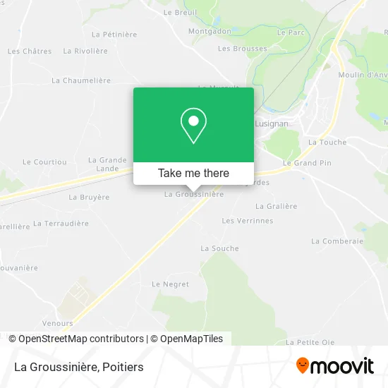 La Groussinière map