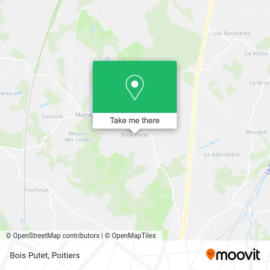 Bois Putet map