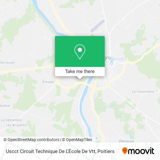 Uscct Circuit Technique De L'École De Vtt map